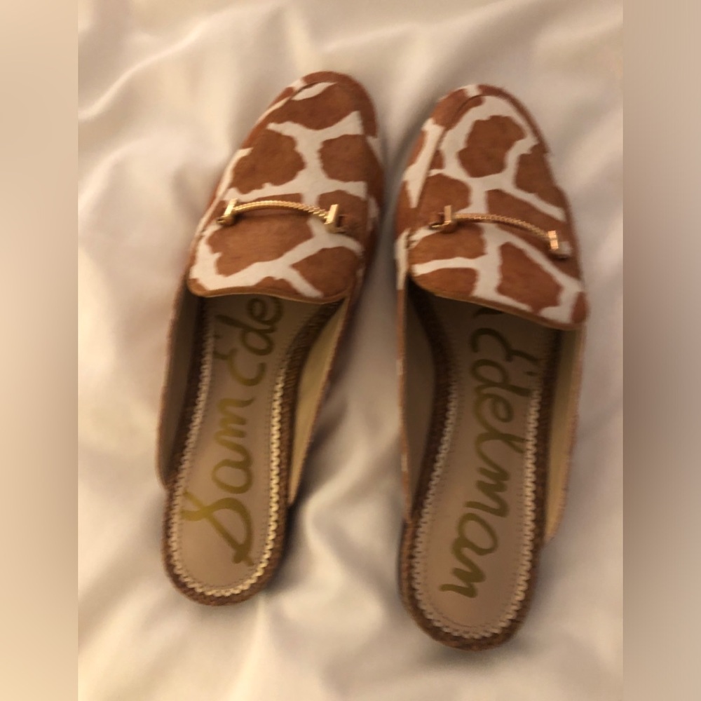 Sam Edelman Laurna Giraffe mule. New w/box. Size: 7